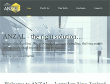 Tablet Screenshot of anzal.com